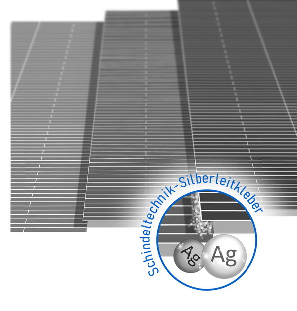 Solarmodul 150W Solarpanel 24V Monokristallin Schindel PV-150-M-72-SH